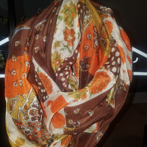 Multi-patterned Infinity Scarf - Picture 2 of 5